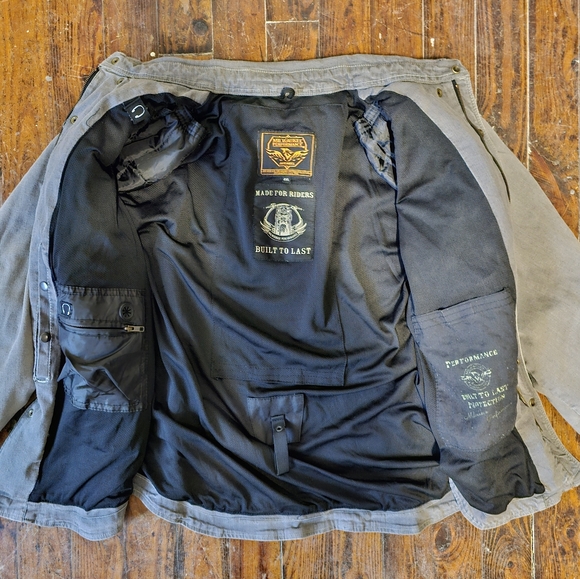 NWT Men's Milwaukee Performance Light Gray Denim Concealed Carry Armored Jacket - Picture 5 of 11